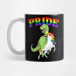 LGBT T-Rex Dinosaur Unicorn Gay Pride LGBTQ Cute Mug